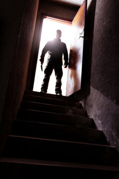 killer and stair