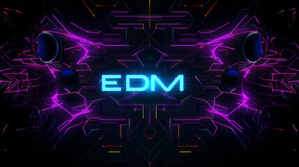 EDM Electronic Dance Music background