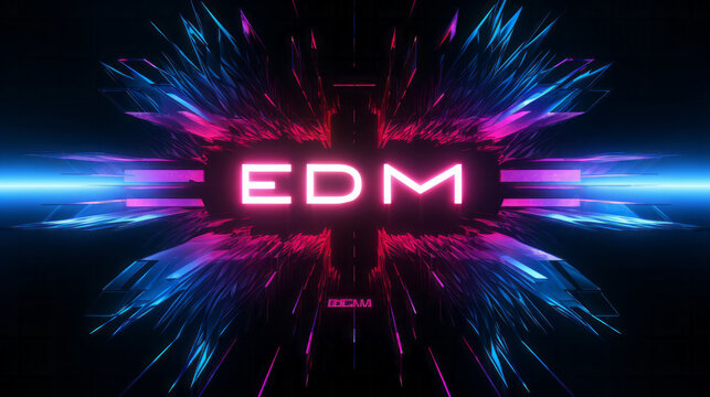 EDM Electronic Dance Music background