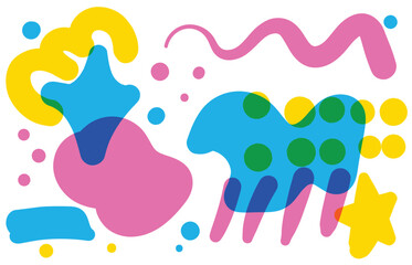 vector shape illustration design