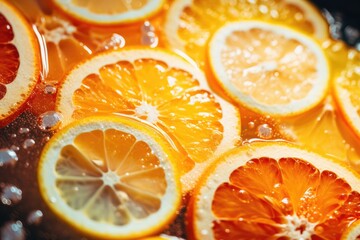 Oranges background 