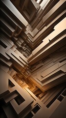 3D Abstract Fractal Design Wallpaper 