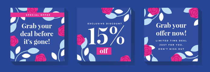 Special Promo, Exclusive Discount Template Post