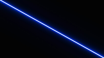 glowing blue line