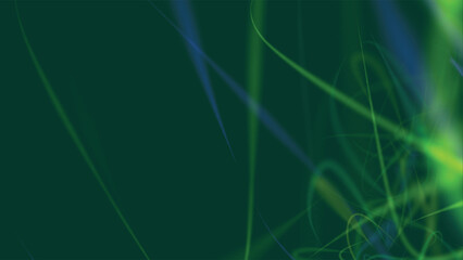 abstract background with colorful lines, luxury wave line on green background with glitter light effects elements. magic glowing flare light effect. elegant shapes and space for your text.	
