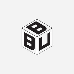 Obraz premium Cube letter logo design.