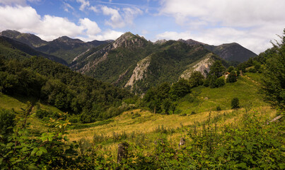 Fototapeta na wymiar Landscape in Parque Natural de Redes, Asturias, Spain