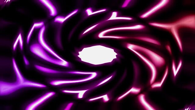 Abstract animation. Neon background. Neon animation. Screen saver Beautiful animation. Kaleidoscope animation.
