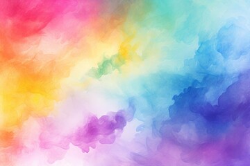 Watercolorcolorful  paint background.