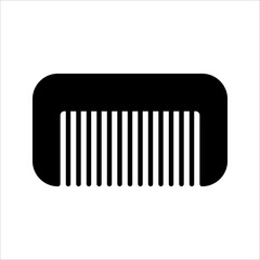 comb icon vector design logo element, vector illustration on white background