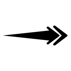 Arrow Icon on a white background. Vector illustration.