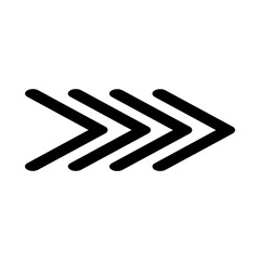 Arrow Icon on a white background. Vector illustration.