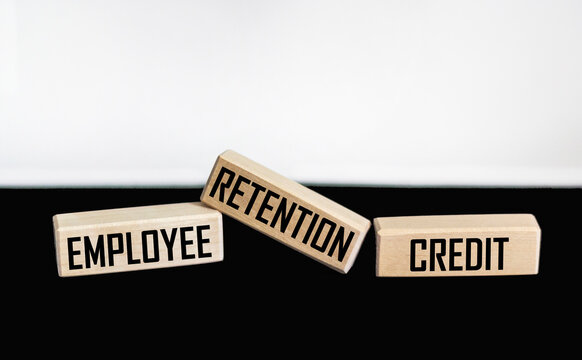 ERC Employee Retention Credit Shown On Wooden Blocks Using Text