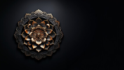 Abstrakter Hintergrund Motiv f&uuml;r Drucksachen und Webdesign in dunklen Mosaik Farben, ai generativ