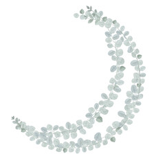 Eukalyptus Illustration watercolor Clipart Floral Blume Hochzeit Flower handmadecards kartengestaltung