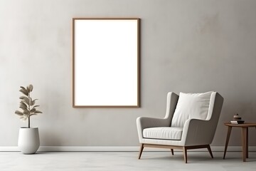 Clean and Modern Design Scene Mockup, generative, ai