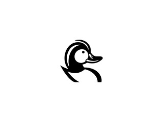 duck logo Template Vector Icon Stock Vector, vector and illustration,