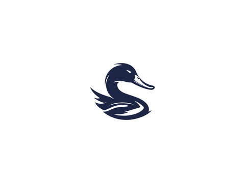 duck logo Template Vector Icon Stock Vector, vector and illustration,