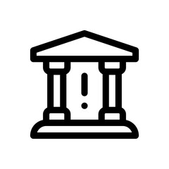 bank line icon