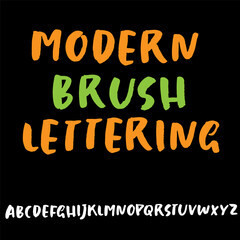 Hand Drawn Modern Brush Font