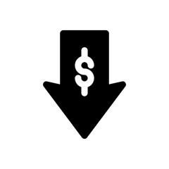 low price glyph icon