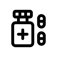 pills line icon