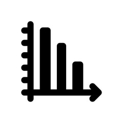 gantt chart glyph icon