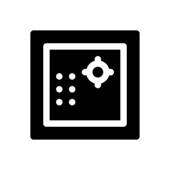 safebox glyph icon