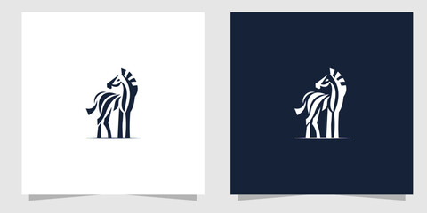 zebra logo design vector © Sejivva_STD