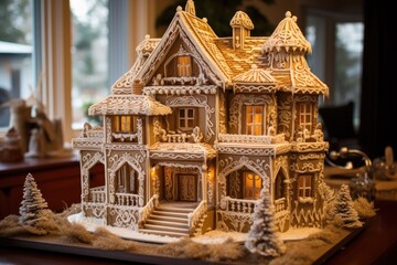 Christmas gingerbread house