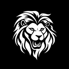 Fototapeta premium Lion - Minimalist and Flat Logo - Vector illustration