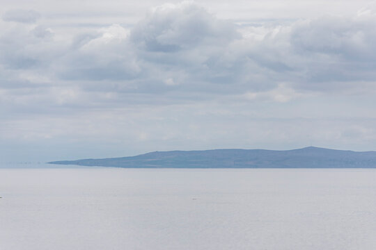 View of Lake Tuz (Tuz Golu), one of the largest hyper saline lake in the world, Central Anatolia Region, Ankara, Turkey.