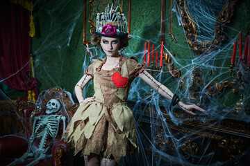 Obraz premium mysterious scary girl