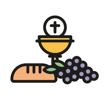 recommend clip art: Chalice icon. Christian communion symbol