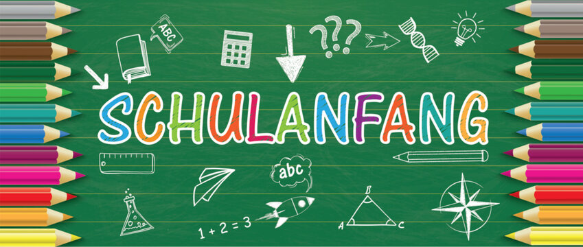 Schulanfang Design Banner