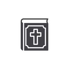 Bible book vector icon