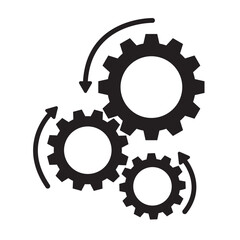 gear icon design illustration vector isolated