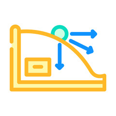 kinematics theory mechanical engineer color icon vector. kinematics theory mechanical engineer sign. isolated symbol illustration