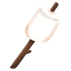 Marshmallow on a stick