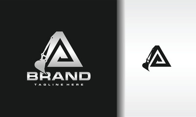 triangle excavator logo © Hasim