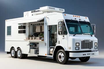 Food Truck 3D Isolated Display