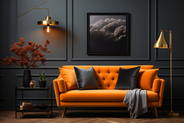 luxurious interior living room,  interior design,