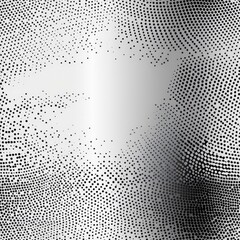 Halftone dot black and white texture