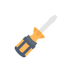 Stubby Screwdriver icon in vector. Logotype