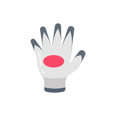Resistant Gloves icon in vector. Logotype
