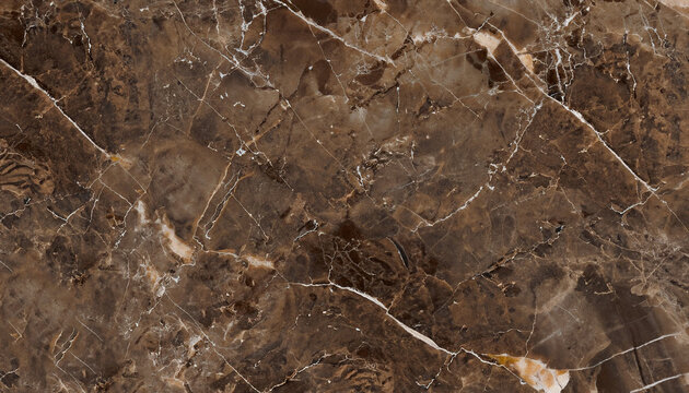 Dark brown marble pattern for background and texture.