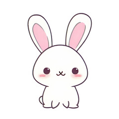Fototapeta na wymiar cute rabbit