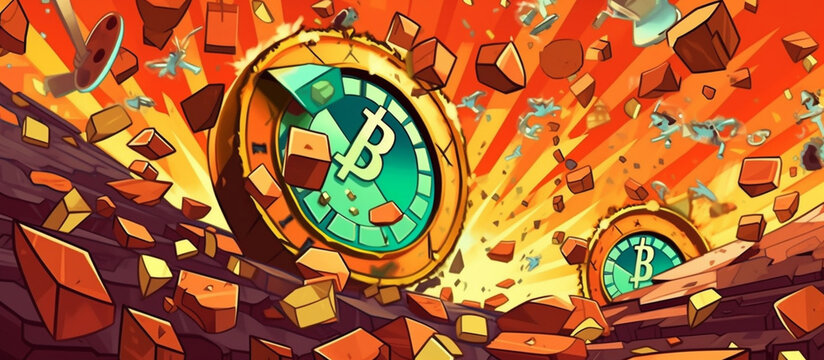 Bitcoin and Cryptocurrency Investment - Crash and Opportunity in a Super Time Sensitive Morning. generative AI,