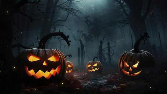 Carved pumpkin, jack o lantern, halloween theme