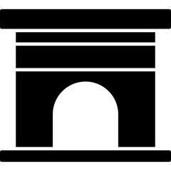 Fototapeta premium Fireplace Icon